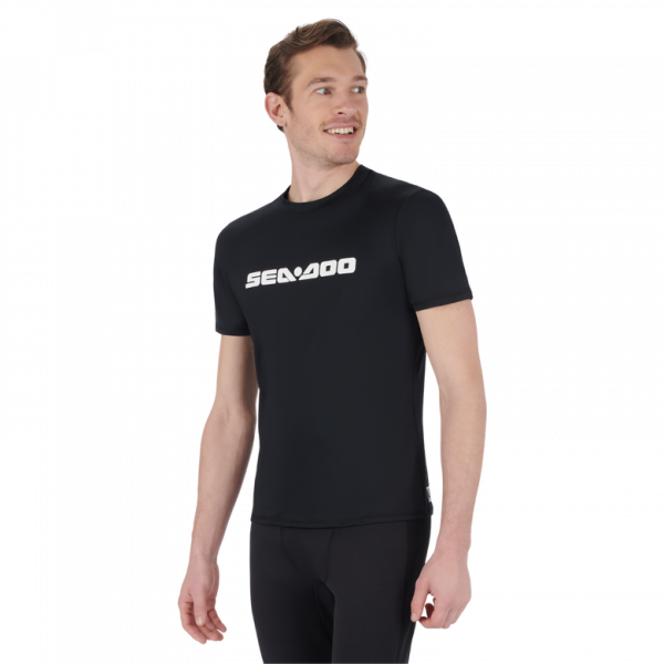 Sea-Doo Rashguard T-Shirt kurzarm schwarz