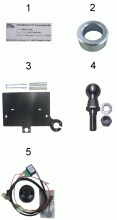 Ersatzteile für Anhängerkupplung - Umgerüstete Fahrzeuge