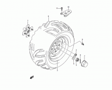 Left Wheel (LT-A750XL1 P28)