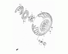 FRONT WHEEL (LT-A750XPL2 P17) 