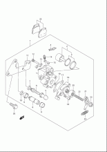 Bremssattel hinten 04-08