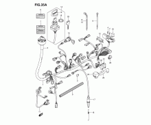 Kabelbaum (MODEL K6/K7 F.NO.5SAAP41A 67110001~)