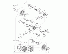 Räder & Antrieb vorn XT