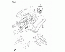  REAR FENDER (LT-A750XPL2 P17) 