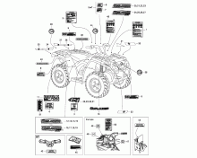 Aufkleber XT