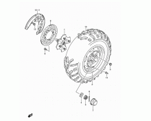 FRONT WHEEL (LT-A750XPL2 P24) 