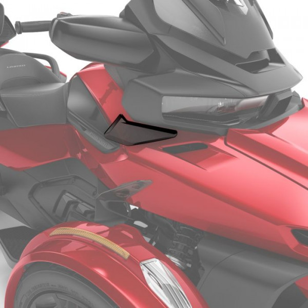 Can-Am Spyder Verstellbare, Seitliche Windabweiser – Oben