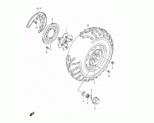 FRONT WHEEL (LT-A750XPZL2 P17) 