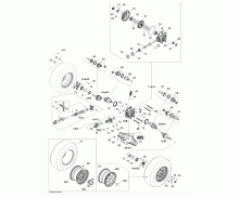 Räder & Antrieb hinten XT