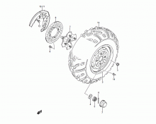 Front Wheel (LT-A750XL1 P33)