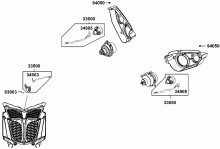 Blinker hinten &amp; Pos.licht vorne