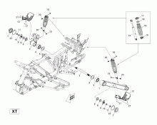 Hinterachse & Dämpfer XT