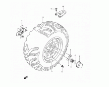 LEFT REAR WHEEL (LT-A750XPZL2 P17) 