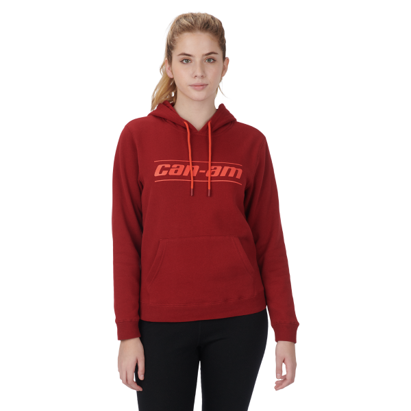 Can-Am Signature Pullover Hoodie Ladies rot