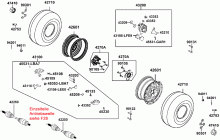 Räder hinten mit Bremse &amp; Antriebswelle