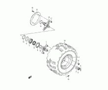 Left Rear Wheel K6/K7