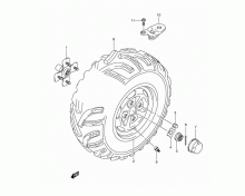 LEFT REAR WHEEL (LT-A750XPL2 P24) 