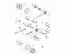 Räder & Antrieb hinten 