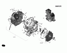 Motorhälften V1