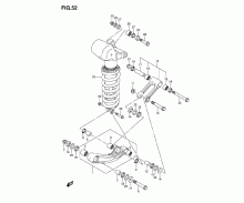 Rear Cushion Lever K6/K7