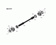 Antriebswelle Motor Nummer M6377192