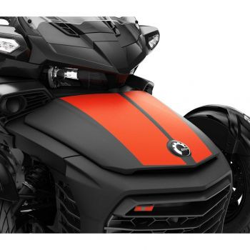 Can-Am Spyder Streifen-Aufkleber für die Haube rot